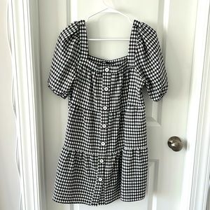 Checker dress. Great for beach outings or just because…